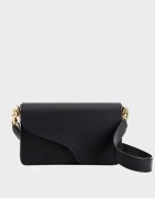ATP ATELIER - Svart - Assisi Leather Shoulder Bag