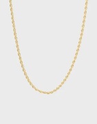 Muli Collection - Guld - Thin Rope Chain Necklace