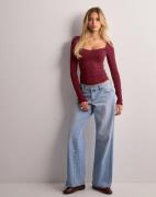 Nelly - Röd - Romance Shape LS Top
