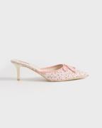 Nelly - Multi/Mönstrad - Printed Pointy Bow Mule
