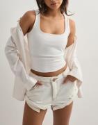 One Teaspoon - Vit - Bandit Low Waist Denim Short