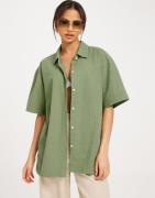 JJXX - Grön - Jxliva Oversized Ss Shirt Wvn