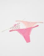 Nelly - Multi/Mönstrad - Adore Me Thong 3-Pack