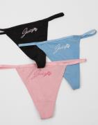 Juicy Couture - Multi/Mönstrad - Aloha Juicy Thong 3 Pack