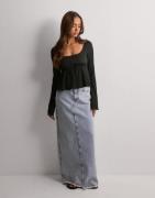Nelly - Svart - Cute Hem Tie Top