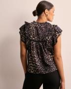 Neo Noir - Multi/Mönstrad - Jayla Leo Voile Top
