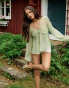 Nelly - Grön - Effortless Crincle Blouse
