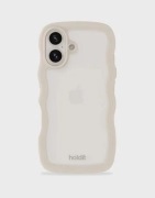 Holdit - Beige - Wavy Case Transparent iPhone 16