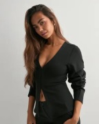 Nelly - Svart - Waist Focus Cardigan
