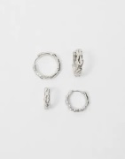 Pilgrim - Silver - Darby Earrings