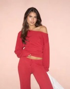 Nelly - Röd - My Chill Boatneck Sweat