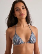 Nelly - Blå - Ring Decor Bikini Triangle
