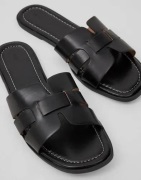 Nelly - Svart - Flat Sandal