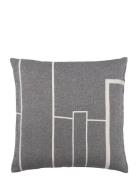 Kristina Dam Studio Architecture Cushion - Cotton Grå