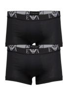 Emporio Armani Mens Knit 2Pack Boxe Svart