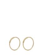 Pilgrim Raquel Small Hoop Earrings Guld