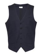 Lindbergh Superflex Knitted Waistcoat Blå