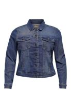 ONLY Carmakoma Carwespa Denim Jacket Mbd Dnm Noos Blå