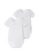 Baby Body 1/2 Bodies Short-sleeved White Schiesser