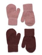 Magic Glitter Mittens 2-Pack Accessories Gloves & Mittens Mittens Pink...
