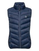 Waistcoat Quilted, Packable Fodrad Väst Blue Color Kids