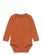 Sgbob New Owl Ls Body Bodies Long-sleeved Brown Soft Gallery