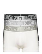 Trunk 3Pk Boxerkalsonger White Calvin Klein