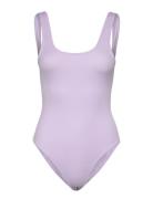 Hanna Swimsuit Baddräkt Badkläder Purple OW Collection