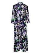 Nueamaja Long Dress Maxiklänning Festklänning Multi/patterned Nümph