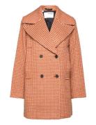 Slfjenna Wool Coat B Outerwear Coats Winter Coats Orange Selected Femm...