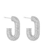 By Jolima U Rock Crystal Earring Silver