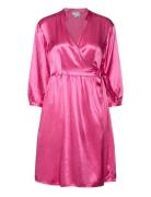 Moia Wrap Dress Kort Klänning Pink Noella