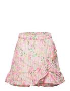 Kogmonique Fake Wrap Skirt Ptm Dresses & Skirts Skirts Short Skirts Pi...
