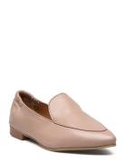 Biatracey Leather Loafer Loafers Låga Skor Pink Bianco