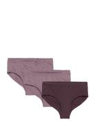 Briefs 3-Pack Night & Underwear Underwear Panties Purple CeLaVi