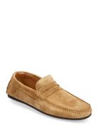 Selected Homme Slhsergio Suede Penny Driving Shoe B Brun