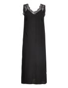 Kajacey Strap Dress Maxiklänning Festklänning Black Kaffe