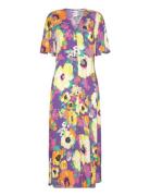 Yasspectrum 2/4 Long Shirt Dress S. Maxiklänning Festklänning Purple Y...