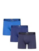 Dovre Tights 3-Pack Bamboo Fsc Boxerkalsonger Navy Dovre