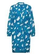 Dvf Sonoya Dress Kort Klänning Blue Diane Von Furstenberg