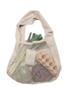 Net Shoulder Bag Shopper Väska Beige The Organic Company