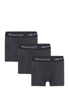 Trunk 3-Pack Night & Underwear Underwear Underpants Black GANT