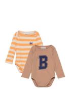 Baby Yellow Stripes Body Pack Bodies Long-sleeved Yellow Bobo Choses