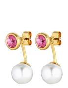Toni Sg Rose / White Pearl Accessories Jewellery Earrings Studs Pink D...