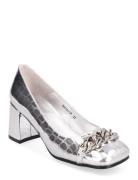 Shoe Shoes Heels Pumps Classic Silver Sofie Schnoor