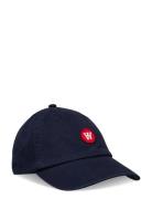 Eli Patch Cap Accessories Headwear Caps Navy Double A By Wood Wood