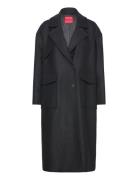 Misaula Outerwear Coats Winter Coats Black HUGO