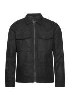 Onswill Fake Suede Jacket Otw Läderjacka Skinnjacka Black ONLY & SONS