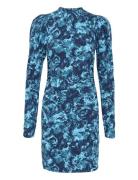 Ravagz Slim Dress Kort Klänning Blue Gestuz
