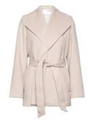 Selected Femme Slfrosa Short Wool Coat B Beige